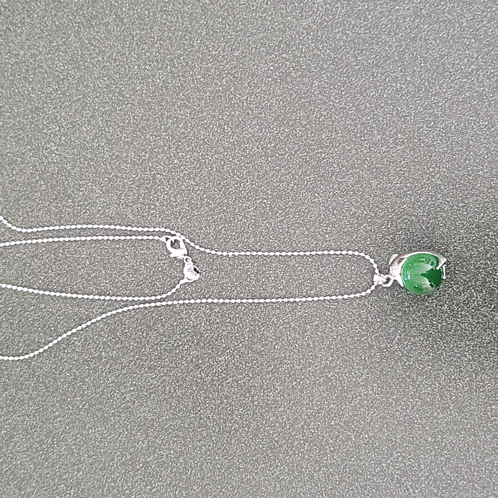 925 natural jade necklace